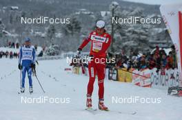 22.11.2009, Beitostoelen, Norway (NOR): Petter Northug (NOR), Fischer, Rottefella, Alpina, Ski Go, Swix  - FIS world cup cross country, 4x10km men, Beitostoelen (NOR). www.nordicfocus.com. © NordicFocus. Every downloaded picture is fee-liable.