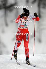 29.11.2009, Kuusamo, Finland (FIN): Masako Ishida (JPN), Salomon, Swix  - FIS world cup cross-country, 10km women, Kuusamo (FIN). www.nordicfocus.com. © NordicFocus. Every downloaded picture is fee-liable.