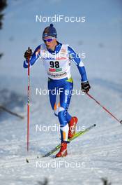 29.11.2009, Kuusamo, Finland (FIN): Matti Heikkinen (FIN), Fischer, Rottefella, Alpina, Exel  - FIS world cup cross-country, 15km men, Kuusamo (FIN). www.nordicfocus.com. © NordicFocus. Every downloaded picture is fee-liable.