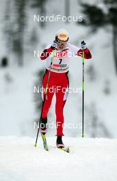28.11.2009, Kuusamo, Finland (FIN): Katerina Smutna (AUT), Fischer, Rottefella, Rossignol, Komperdell  - FIS world cup cross-country, individual sprint, Kuusamo (FIN). www.nordicfocus.com. © NordicFocus. Every downloaded picture is fee-liable.