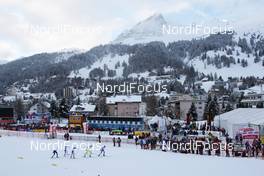13.12.2009, Davos, Switzerland (SUI): venue, the stadium in Davos-Buenda - FIS world cup cross-country, individual sprint, Davos (SUI). www.nordicfocus.com. © Hemmersbach/NordicFocus. Every downloaded picture is fee-liable.