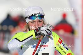 20.12.2009, Rogla, Slovenia (SLO): Anja Erzen (SLO), Alpina, Atomic - FIS world cup cross-country, 15km women, mass start, Rogla (SLO). www.nordicfocus.com. © Hemmersbach/NordicFocus. Every downloaded picture is fee-liable.