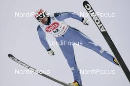 06.02.2009, Seefeld, Austria (AUT): Magnus Moan (NOR), Madshus, Rottefella - FIS world cup nordic combined, provisional competition round ski jumping, Seefeld (AUT). www.nordicfocus.com. © Furtner/NordicFocus. Every downloaded picture is fee-liable.