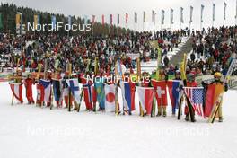 14.02.2009, Klingenthal, Germany (GER): The flags - FIS world cup nordic combined, individual gundersen HS140/10km, Klingenthal (GER). www.nordicfocus.com. © Lange/NordicFocus. Every downloaded picture is fee-liable.