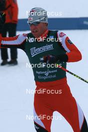 14.02.2009, Klingenthal, Germany (GER): Bernhard Gruber (AUT), Fischer, Rottefella - FIS world cup nordic combined, individual gundersen HS140/10km, Klingenthal (GER). www.nordicfocus.com. © Lange/NordicFocus. Every downloaded picture is fee-liable.