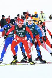 15.02.2009, Klingenthal, Germany (GER): In front Jan Schmid (NOR), Fischer, Rottefella - FIS world cup nordic combined, individual gundersen HS140/10km, Klingenthal (GER). www.nordicfocus.com. © Lange/NordicFocus. Every downloaded picture is fee-liable.