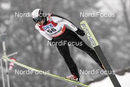 22.02.2009, Liberec, Czech Republic (CZE): Jason Lamy-Chappuis (FRA), Fischer, Rottefella - FIS nordic world ski championships, nordic combined, individual gundersen NH HS100/10km, Liberec (CZE). www.nordicfocus.com. © Furtner/NordicFocus. Every downloaded picture is fee-liable.