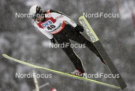20.02.2009, Liberec, Czech Republic (CZE): Jason Lamy-Chappuis (FRA), Fischer, Rottefella - FIS nordic world ski championships, nordic combined, mass HS100/10km, Liberec (CZE). www.nordicfocus.com. © Furtner/NordicFocus. Every downloaded picture is fee-liable.