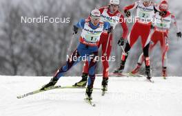 26.02.2009, Liberec, Czech Republic (CZE): Francois Braud (FRA), Fischer, Rottefella - FIS nordic world ski championships, nordic combined, team HS134/4x5km, Liberec (CZE). www.nordicfocus.com. © Furtner/NordicFocus. Every downloaded picture is fee-liable.