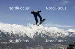 04.01.2009, Innsbruck, Austria (AUT): Harri Olli (FIN), Fischer - FIS world cup ski jumping, four hills tournament, individual HS130, Innsbruck (AUT). www.nordicfocus.com. © Furtner/NordicFocus. Every downloaded picture is fee-liable.