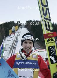 11.01.2009, Bad Mitterndorf, Austria (AUT): Simon Ammann (SUI), Fischer, adidas - FIS world cup ski jumping, individual HS200, Bad Mitterndorf (AUT). www.nordicfocus.com. © Furtner/NordicFocus. Every downloaded picture is fee-liable.