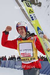 24.01.2009, Vancouver, Canada (CAN): 1st Gregor Schlierenzauer (AUT), Fischer  - FIS world cup ski jumping, individual HS140, Vancouver (CAN). www.nordicfocus.com. © Hemmersbach/NordicFocus. Every downloaded picture is fee-liable.
