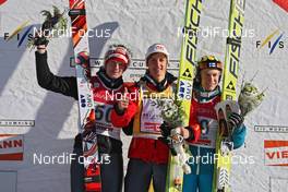 25.01.2009, Vancouver, Canada (CAN): podium, l-r Thomas Morgenstern (AUT), Gregor Schlierenzauer (AUT), Fischer, Ville Larinto (FIN), Fischer - FIS world cup ski jumping, individual HS140, Vancouver (CAN). www.nordicfocus.com. © Hemmersbach/NordicFocus. Every downloaded picture is fee-liable.