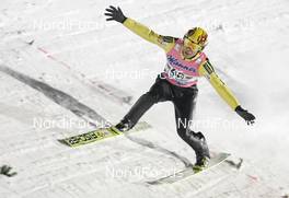 11.02.2009, Klingenthal, Germany (GER): Noriaki Kasai (JPN), Fischer  - FIS world cup ski jumping, individual HS140, Klingenthal (GER). www.nordicfocus.com. © Domanski/NordicFocus. Every downloaded picture is fee-liable.
