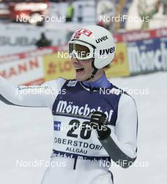 14.02.2009, Oberstdorf, Germany (GER): Johan Remen Evensen (NOR), Elan - FIS world cup ski jumping, individual HS213, Oberstdorf (GER). www.nordicfocus.com. © Furtner/NordicFocus. Every downloaded picture is fee-liable.