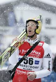13.02.2009, Oberstdorf, Germany (GER): Andreas Kuettel (SUI), Fischer, adidas - FIS world cup ski jumping, training, Oberstdorf (GER). www.nordicfocus.com. © Furtner/NordicFocus. Every downloaded picture is fee-liable.