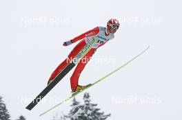 18.12.2009, Engelberg, Switzerland (SUI): Michael Uhrmann (GER), Fischer - FIS world cup ski jumping, individual HS137, Engelberg (SUI). www.nordicfocus.com. © Manzoni/NordicFocus. Every downloaded picture is fee-liable.
