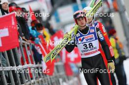 19.12.2009, Engelberg, Switzerland (SUI): Manuel Fettner (AUT), Fischer - FIS world cup ski jumping, individual HS137, Engelberg (SUI). www.nordicfocus.com. © Manzoni/NordicFocus. Every downloaded picture is fee-liable.