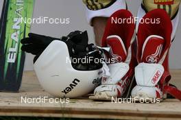 09.08.2009, Hinterzarten (GER): Feature: Skis, shoes and boots - FIS Summer Grand Prix 2009 Hinterzarten (GER). www.nordicfocus.com. © Manzoni/NordicFocus. Every downloaded picture is fee-liable.