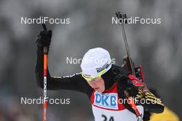 10.01.2010, Oberhof, Germany (GER): Tina Bachmann (GER), Fischer, Rottefella, Swix, adidas  - IBU world cup biathlon, mass women, Oberhof (GER). www.nordicfocus.com. © Manzoni/NordicFocus. Every downloaded picture is fee-liable.