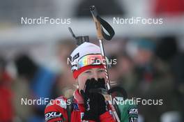 10.01.2010, Oberhof, Germany (GER): Darya Domracheva (BLR), Fischer, Rottefella, Swix - IBU world cup biathlon, mass women, Oberhof (GER). www.nordicfocus.com. © Manzoni/NordicFocus. Every downloaded picture is fee-liable.