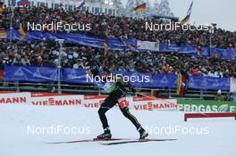 06.01.2010, Oberhof, Germany (GER): Andrea Henkel (GER) - IBU world cup biathlon, relay women, Oberhof (GER). www.nordicfocus.com. © Trienitz/NordicFocus. Every downloaded picture is fee-liable.