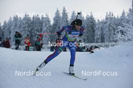 06.01.2010, Oberhof, Germany (GER): Dana Plotogea (ROU) - IBU world cup biathlon, relay women, Oberhof (GER). www.nordicfocus.com. © Trienitz/NordicFocus. Every downloaded picture is fee-liable.
