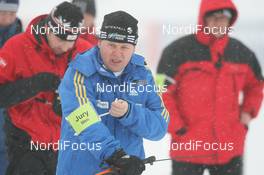 09.01.2010, Oberhof, Germany (GER): Staffan Eklund (SWE), coach Sweden - IBU world cup biathlon, sprint men, Oberhof (GER). www.nordicfocus.com. © Manzoni/NordicFocus. Every downloaded picture is fee-liable.