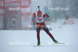 08.01.2010, Oberhof, Germany (GER): Tora Berger (NOR), Fischer, Rottefella, Odlo - IBU world cup biathlon, sprint women, Oberhof (GER). www.nordicfocus.com. © Manzoni/NordicFocus. Every downloaded picture is fee-liable.