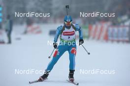08.01.2010, Oberhof, Germany (GER): Lyubov Filimonova (KAZ) - IBU world cup biathlon, sprint women, Oberhof (GER). www.nordicfocus.com. © Manzoni/NordicFocus. Every downloaded picture is fee-liable.