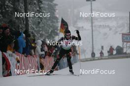 08.01.2010, Oberhof, Germany (GER): Andrea Henkel (GER), Atomic, Exel, adidas, Toko - IBU world cup biathlon, sprint women, Oberhof (GER). www.nordicfocus.com. © Trienitz/NordicFocus. Every downloaded picture is fee-liable.