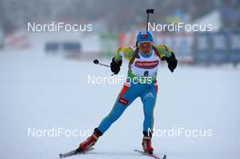 08.01.2010, Oberhof, Germany (GER): Lilia Vaygina-Efremova (UKR), Madshus, Rottefella, Alpina, Swix - IBU world cup biathlon, sprint women, Oberhof (GER). www.nordicfocus.com. © Manzoni/NordicFocus. Every downloaded picture is fee-liable.