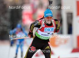 16.01.2010, Ruhpolding, Germany (GER): Michael Greis (GER), Madshus, Rottefella, Exel, adidas  - IBU world cup biathlon, mass men, Ruhpolding (GER). www.nordicfocus.com. © Felgenhauer/NordicFocus. Every downloaded picture is fee-liable.