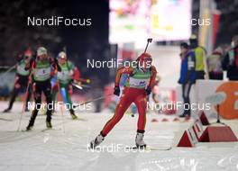 16.01.2010, Ruhpolding, Germany (GER): Chaoqing Song (CHN), Swix, adidas  - IBU world cup biathlon, mass women, Ruhpolding (GER). www.nordicfocus.com. © Felgenhauer/NordicFocus. Every downloaded picture is fee-liable.