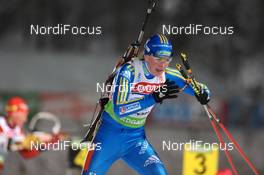 15.01.2010, Ruhpolding, Germany (GER): Helena Jonsson (SWE), Fischer, Rottefella, Leki, adidas  - IBU world cup biathlon, relay women, Ruhpolding (GER). www.nordicfocus.com. © Felgenhauer/NordicFocus. Every downloaded picture is fee-liable.