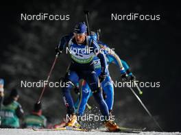 14.01.2010, Ruhpolding, Germany (GER): Jay Hakkinen (USA), Rossignol, Rottefella, Exel, adidas  - IBU world cup biathlon, sprint men, Ruhpolding (GER). www.nordicfocus.com. © Felgenhauer/NordicFocus. Every downloaded picture is fee-liable.