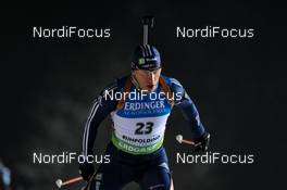 14.01.2010, Ruhpolding, Germany (GER): Jeremy Teela (USA, Madshus, Alpina, Exel  - IBU world cup biathlon, sprint men, Ruhpolding (GER). www.nordicfocus.com. © Felgenhauer/NordicFocus. Every downloaded picture is fee-liable.