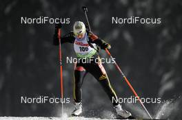 13.01.2010, Ruhpolding, Germany (GER): Juliane Doell (GER), Fischer, Salomon, adidas  - IBU world cup biathlon, sprint women, Ruhpolding (GER). www.nordicfocus.com. © Felgenhauer/NordicFocus. Every downloaded picture is fee-liable.