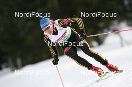21.01.2010, Antholz, Italy (ITA): Andreas Birnbacher (GER), Fischer, Rottefella, Alpina, Leki, adidas - IBU world cup biathlon, individual men, Antholz (ITA). www.nordicfocus.com. © Manzoni/NordicFocus. Every downloaded picture is fee-liable.