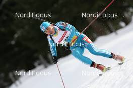 21.01.2010, Antholz, Italy (ITA): Dias Keneshev (KAZ) - IBU world cup biathlon, individual men, Antholz (ITA). www.nordicfocus.com. © Manzoni/NordicFocus. Every downloaded picture is fee-liable.