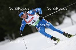 21.01.2010, Antholz, Italy (ITA): Nikolay Kruglov (RUS), Fischer, Rottefella, Swix, adidas - IBU world cup biathlon, individual men, Antholz (ITA). www.nordicfocus.com. © Manzoni/NordicFocus. Every downloaded picture is fee-liable.