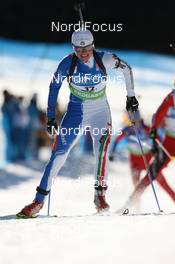 20.01.2010, Antholz, Italy (ITA):Karin Oberhofer (ITA), Fischer, Swix - IBU world cup biathlon, individual women, Antholz (ITA). www.nordicfocus.com. © Manzoni/NordicFocus. Every downloaded picture is fee-liable.