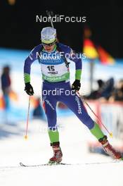 20.01.2010, Antholz, Italy (ITA): Teja Gregorin (SLO), Fischer, Rottefella, Alpina, Leki - IBU world cup biathlon, individual women, Antholz (ITA). www.nordicfocus.com. © Manzoni/NordicFocus. Every downloaded picture is fee-liable.