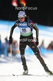 20.01.2010, Antholz, Italy (ITA): Tina Bachmann (GER), Fischer, Rottefella, Swix, adidas  - IBU world cup biathlon, individual women, Antholz (ITA). www.nordicfocus.com. © Manzoni/NordicFocus. Every downloaded picture is fee-liable.