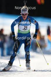 20.01.2010, Antholz, Italy (ITA): Marie Dorin (FRA), Rossignol, Rottefella, Exel, Odlo - IBU world cup biathlon, individual women, Antholz (ITA). www.nordicfocus.com. © Manzoni/NordicFocus. Every downloaded picture is fee-liable.