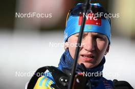 20.01.2010, Antholz, Italy (ITA): Olena Pidhrushna (UKR), Fischer, Rottefella - IBU world cup biathlon, individual women, Antholz (ITA). www.nordicfocus.com. © Manzoni/NordicFocus. Every downloaded picture is fee-liable.
