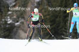 24.01.2010, Antholz, Italy (ITA): Simone Hauswald (GER), Fischer, Rottefella, Exel, adidas, Toko - IBU world cup biathlon, pursuit women, Antholz (ITA). www.nordicfocus.com. © Manzoni/NordicFocus. Every downloaded picture is fee-liable.