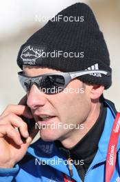 23.01.2010, Antholz, Italy (ITA): Hubert Leitgeb (ITA), chief of competition - IBU world cup biathlon, sprint men, Antholz (ITA). www.nordicfocus.com. © Manzoni/NordicFocus. Every downloaded picture is fee-liable.
