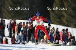 23.01.2010, Antholz, Italy (ITA): Jaroslav Soukup (CZE), Fischer, Rottefella - IBU world cup biathlon, sprint men, Antholz (ITA). www.nordicfocus.com. © Manzoni/NordicFocus. Every downloaded picture is fee-liable.