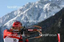 23.01.2010, Antholz, Italy (ITA): Frode Andresen (NOR), Atomic, Swix, Odlo - IBU world cup biathlon, sprint men, Antholz (ITA). www.nordicfocus.com. © Manzoni/NordicFocus. Every downloaded picture is fee-liable.